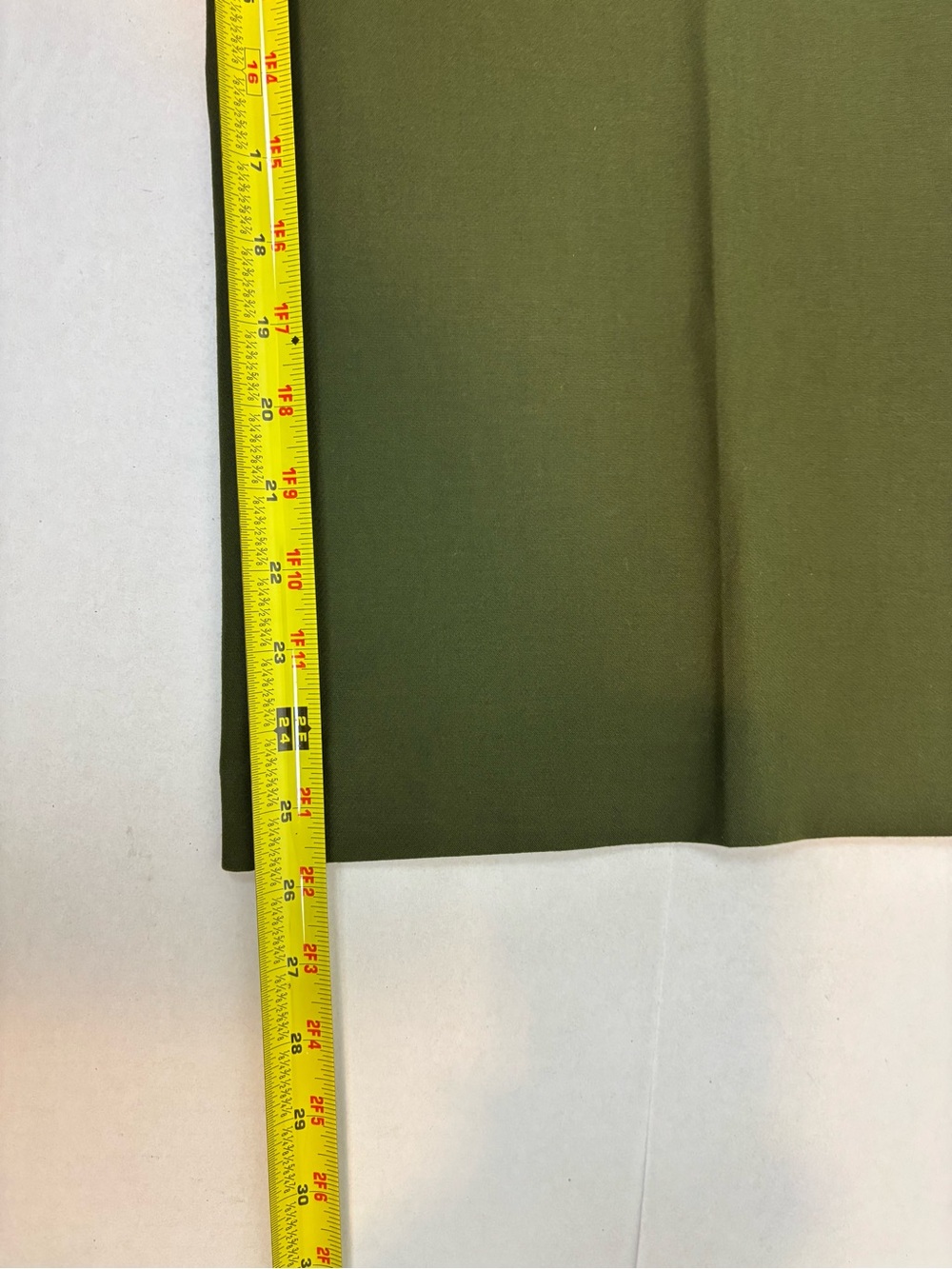Ann Taylor Factory The Wide Leg Cropped Pants in Olive Green Size 12 - Picture 10 of 10
